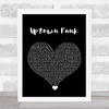 Mark Ronson Uptown Funk Black Heart Song Lyric Print