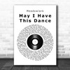 Meadowlark May I Have This Dance Vinyl Record Song Lyric Print