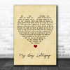 Millie Small My Boy Lollipop Vintage Heart Song Lyric Print