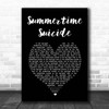 Murderdolls Summertime Suicide Black Heart Song Lyric Print