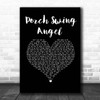 Muscadine Bloodline Porch Swing Angel Black Heart Song Lyric Print