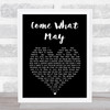 Nicole Kidman, Ewan McGregor Come What May Black Heart Song Lyric Print