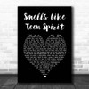 Nirvana Smells Like Teen Spirit Black Heart Song Lyric Print