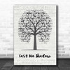 Oasis Cast No Shadow Music Script Tree Song Lyric Print