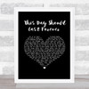 Ocean Colour Scene This Day Should Last Forever Black Heart Song Lyric Print