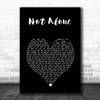 Patty Griffin Not Alone Black Heart Song Lyric Print