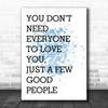 Blue The Greatest Showman Everyone To Love You Song Lyric Music Wall Art Print