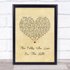 Peggy Lee The Folks Who Live On The Hill Vintage Heart Song Lyric Print