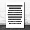 Camila Cabello Never Be the Same Song Lyric Music Wall Art Print