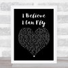 R Kelly I Believe I Can Fly Black Heart Song Lyric Print