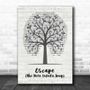 Rupert Holmes Escape (The Piña Colada Song) Music Script Tree Song Lyric Print