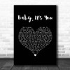Sammy Hagar Baby, It's You Black Heart Song Lyric Print