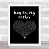 Sarah McLachlan Song For My Father Black Heart Song Lyric Print