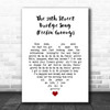 Simon & Garfunkel The 59th Street Bridge Song (Feelin' Groovy) White Heart Song Lyric Print