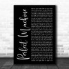 Starset Perfect Machine Black Script Song Lyric Print