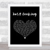 Stereophonics Just Looking Black Heart Song Lyric Print