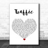 Stereophonics Traffic White Heart Song Lyric Print
