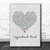 Steve Earle Copperhead Road Grey Heart Song Lyric Print