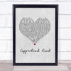 Steve Earle Copperhead Road Grey Heart Song Lyric Print