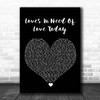 Stevie Wonder Love's In Need Of Love Today Black Heart Song Lyric Print