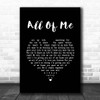 Stryper All Of Me Black Heart Song Lyric Print