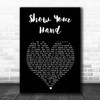 Super Furry Animals Show Your Hand Black Heart Song Lyric Print