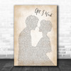 Staind All I Want Song Lyric Man Lady Bride Groom Wedding Music Wall Art Print