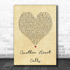 The All-American Rejects Another Heart Calls Vintage Heart Song Lyric Print