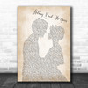 Simply Red Holding Back The Years Man Lady Bride Groom Wedding Song Lyric Music Wall Art Print