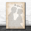 David Gray This Years Love Man Lady Bride Groom Wedding Song Lyric Music Wall Art Print