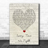 The Milk Every Time We Fight Script Heart Song Lyric Print
