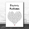 The Moody Blues Forever Autumn White Heart Song Lyric Print