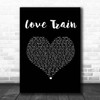 The O'Jays Love Train Black Heart Song Lyric Print