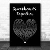 The Rolling Stones Sweethearts Together Black Heart Song Lyric Print