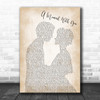 George Michael A Moment With You Man Lady Bride Groom Wedding Song Lyric Music Wall Art Print