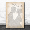 George Michael You Have Been Loved Man Lady Bride Groom Wedding Song Lyric Music Wall Art Print