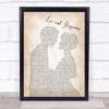 Al Green Love And Happiness Song Lyric Man Lady Bride Groom Wedding Music Wall Art Print
