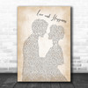 Al Green Love And Happiness Song Lyric Man Lady Bride Groom Wedding Music Wall Art Print