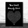 The Supremes You Can't Hurry Love Black Heart Song Lyric Print