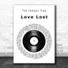 The Temper Trap Love Lost Vinyl Record Song Lyric Print