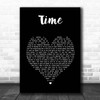 Time Ben's Brother Black Heart Song Lyric Print