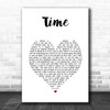 Time Ben's Brother White Heart Song Lyric Print