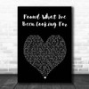 Tom Grennan Found What I've Been Looking For Black Heart Song Lyric Print