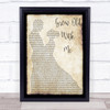 Tom Odell Grow Old With Me Man Lady Dancing Song Lyric Print