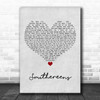 Twenty One Pilots Smithereens Grey Heart Song Lyric Print