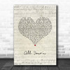 Tyler Childers All Your'n Script Heart Song Lyric Print