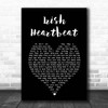 Van Morrison Irish Heartbeat Black Heart Song Lyric Print