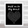 W.A.S.P. Hold on to My Heart Black Heart Song Lyric Print