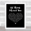 We Are Messengers I'll Think About You Black Heart Song Lyric Print