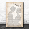 Hall & Oates Kiss On My List Song Lyric Man Lady Bride Groom Wedding Music Wall Art Print